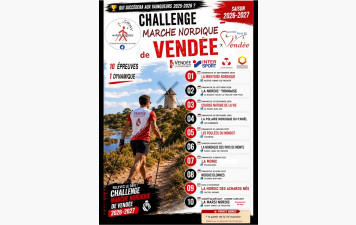 Le Challenge départemental de Marche Nordique de Vendée est de retour !
